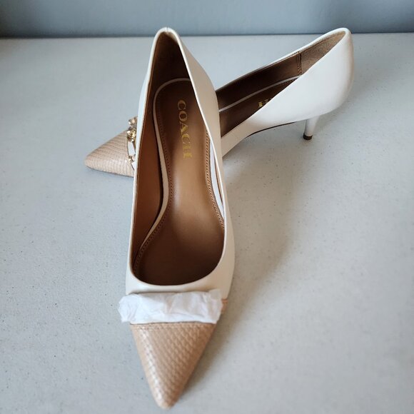 Coach Kitten Heel Pumps "NEW" - Picture 7 of 16